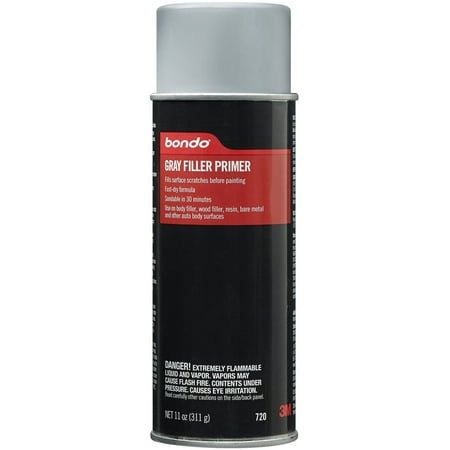 Bondo Gray Filler Primer, 00720, 11 oz