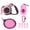 Pink, variant on Lightweight 5M Retractable Dog Leash with Folding Bowl Dispenser Rubbish Bags Buckle, Extensible Pet Lead for Small Medium Large Dogs - Green (196 inches / 5 m)