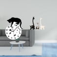 thumbnail image 2 of Reloj de pared,Reloj de pared de gato para sala de estar,dormitorio decorativo.,Reloj colgante de pared para cocina y baño moderno,Estatua de alce y ciervo,Estatua de jirafa de, 2 of 8
