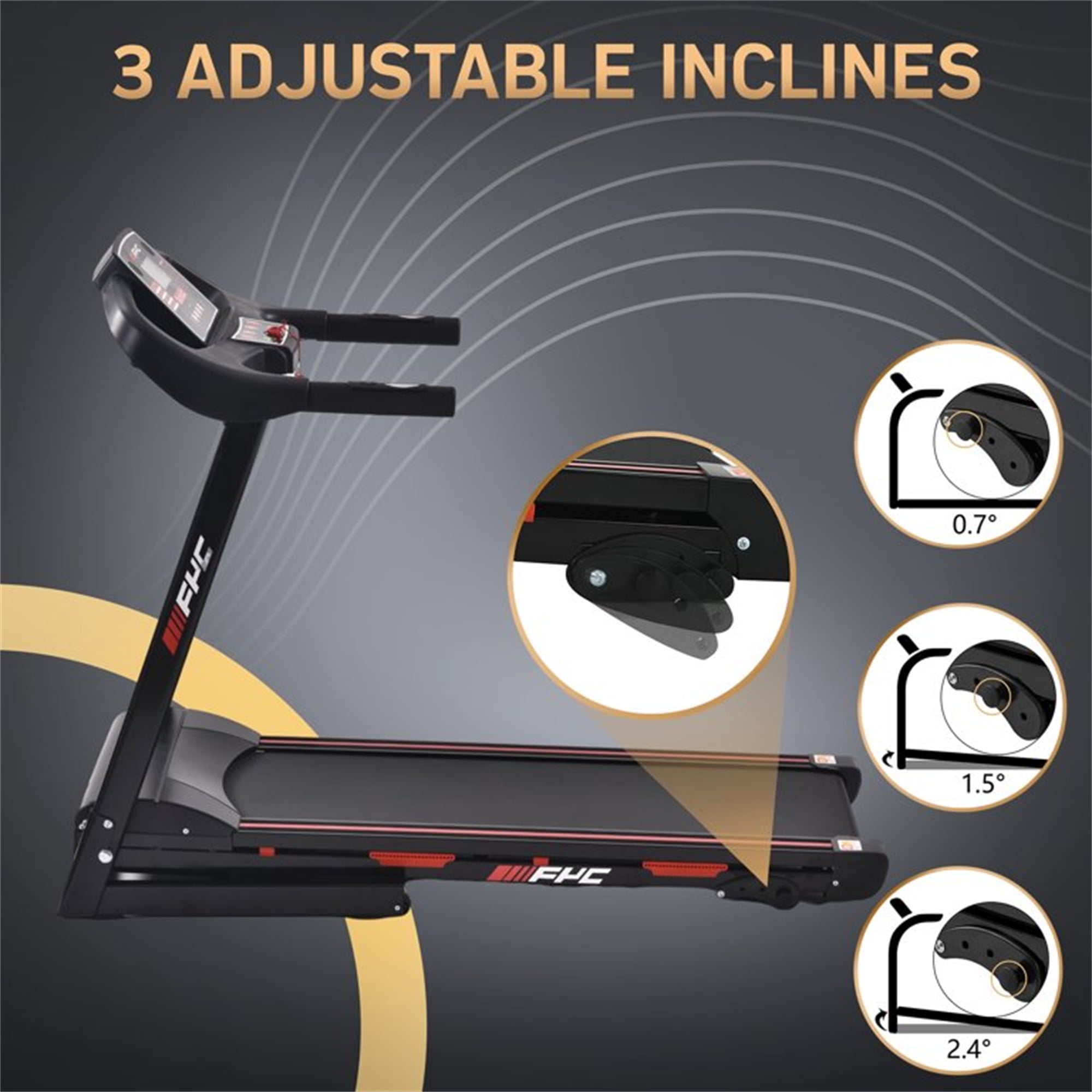 Aukfa AK-SF02M09012-R0 Folding Treadmill with Incline