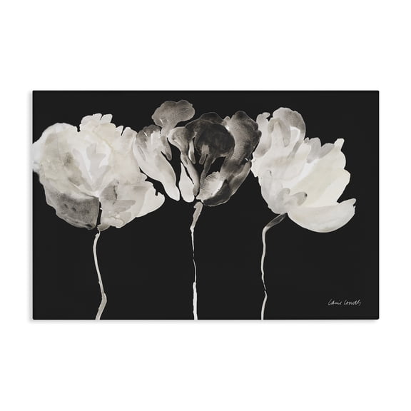 Stupell Industries Transitional Trio In Light On Black Canvas Art, 24 x 16, by Lanie Loreth