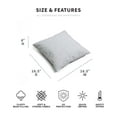 thumbnail image 3 of Big Joe Square Pillow Weatherproof Bean Bag Decor, Ceramic Intertwist, Weather Resistant UV-Protected Fabric, 16 inches, 3 of 6