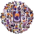 thumbnail image 2 of 35pcs-50pcs Halloween Stickers Stationery Stickers Ghost Decals Funny Stickers for Suitcase Fridge Laptop, 2 of 9