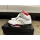 thumbnail image 2 of Used Size 11.5 - Jo r-dan 5 Retro Mid Fire Red White Black, 2 of 6
