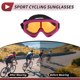 thumbnail image 3 of Gafas de motocicleta únicas Bargains, gafas de ciclismo de lente naranja y marco rosa rojo, 3 of 6