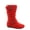 Red/ Mid Calf Boots, variant on Klein-70 Girls Kid's Causal Flat Heel Buckles Zipper Slouchy Mid Calf Boots Shoes ( Black, 13 )