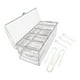 thumbnail image 5 of Bandeja de servicio frío Bandejas de catering transparentes con cucharas y clips Contenedor Servidor de condimentos refrigerados para al aire, 5 of 9