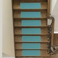 thumbnail image 2 of Bright House Solid Color Area Rugs Teal - 9" x 27" Stair Treads (Set Of 13), 2 of 2