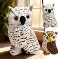 thumbnail image 1 of Stuffed Owl Plush Toy 8 Inch | Extra Soft Realistic Big-Eyed Design | Portable Embroidered Child-Safe | Cuddly Nursery Decor | Unique Gift Packaging For Baby Shower Birthday Christmas, 1 of 6