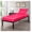 Hot Pink, variant on Bennium 30" x 75" Cot Size 3-Piece Bed Sheet Set, Made of Ultra Soft Cotton, Perfect for Camp Bunk Beds/RVs/Guest Beds Red