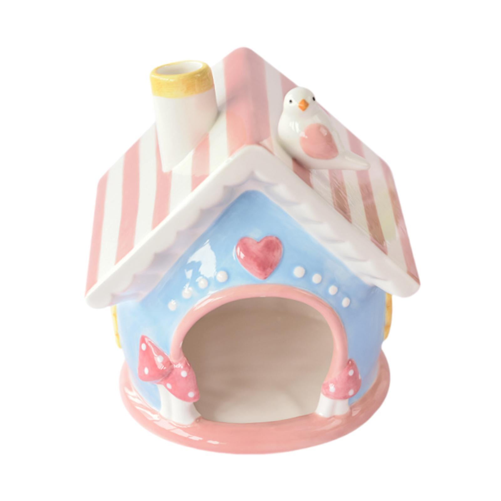 Serenable Hamster House Small Pets Play Hut Decoration Cage Accessories Play and Rest for Squirrels Dwarf Hamster Guinea Pig Chinchilla