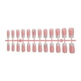 thumbnail image 5 of Yoyauz Coffin Pressed Nails Fake French Nails Full Coverage Acrylic Fake Nails for Ladies & Girls 24PCS(Pink), 5 of 6