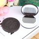 thumbnail image 1 of Promoción llegada Super ofertas marrón lindo diseño en forma de galleta espejo maquillaje Chocolate peine espejo de bolsillo puede soportar Mirro, 1 of 2