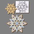 thumbnail image 2 of JZROCKER Stainless Steel 3D Christmas Snowflake Cake Biscuit Cookie Cutter Mold DIY Bakin, 2 of 9