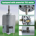 thumbnail image 6 of 2X 755 DC Motor for Weed Trimmer 21V Grass Cutter Motor with Long Shaft for Efficient Weed Cutting and Trimming, 6 of 6