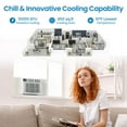 thumbnail image 2 of Aoile Window Air Conditioner 10,000 BTU, Smart Window AC Unit with Remote/APP Control and ECO Mode, Energy Saving, 2 of 7