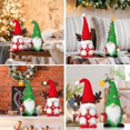 thumbnail image 6 of 2 Pack Gnomes Christmas Decorations 14 Inch Plush Swedish Tomte Xmas Gnome Red Green Figurines Elf Santa Collectible Dolls Christmas Ornaments Holiday Indoor Home Tabletop Decorations Gifts, 6 of 6