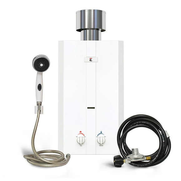 Eccotemp L10 3.0 GPM Portable Outdoor Tankless Water Heater w/ Shower Set