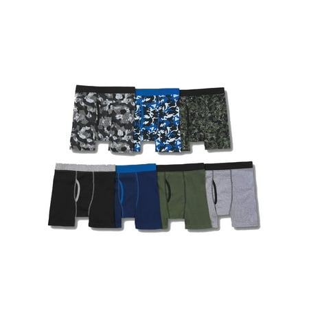 Photo 1 of Hanes Boys' 6 + 1 Bonus Pack Boxer Briefs - Colors May Vary XL