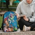 thumbnail image 6 of Toy Story Backpack, 17 Inch Laptop Backpack, Water-Resistant BookBag, Adjustable Shoulder Straps, Durable 600D Polyester, 6 of 9