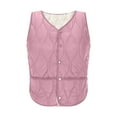 thumbnail image 4 of Vmvidoty Women Fleece Vest Quilted Jacket Pink L, 4 of 8