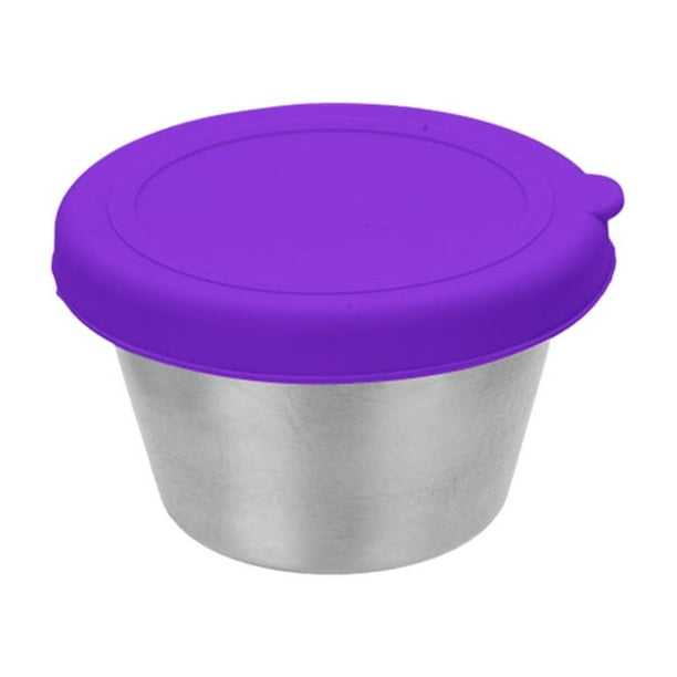 Recipientes De Aderezo De Ensalada 6x1.6oz Acero Inoxidable | Meses Sin