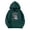 Dark Green, variant on Youth Patriotic One Nation Under God Flag Cross Graphic Pullover Hoodie 350g Polyester Kangaroo Pocket Long Sleeve Casual Holiday Sweatshirt 1PC Kids Sizes 100-160