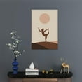thumbnail image 6 of HFDF Boho Yoga Wall Art Spiritual Zen Pictures Canvas Wall Decor Yoga Meditation Peaceful Painting Home Modern Artwork Decorations for Bathroom Bedroom Living Room Office 16x24inch Framed, 6 of 6
