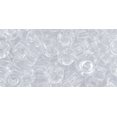 thumbnail image 2 of Pony Beads 6mmX9mm 900/Pkg-Transparent Crystal, 2 of 2
