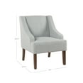 thumbnail image 3 of HomePop Modern Swoop Arm Accent Chair, 3 of 5