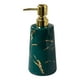 thumbnail image 4 of Dispensador de jabón, bomba manual resistente, botella de loción, práctico, 17 oz, vacío, de cerámica para Verde, 4 of 9