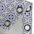 thumbnail image 4 of Ambesonne Geometrıc Grommet Curtain, Portuguese Floor Tile, 50" x 72", Violet Blue and Blue Grey, 4 of 6