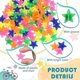 thumbnail image 3 of 108 Pieces Star Bike Wheel Spokes Bead Plastic Clip Spoke Bead Bicycle Spokes Plastic Beads Colorful Bicycle Spokes Decorations Biking Wheel Line Bead, 3 of 5
