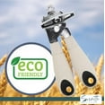 thumbnail image 4 of Stainless Steel Can Opener with Sustainable Wheat Straw Handle, Hanging Holes, Easy Open, 4 of 5