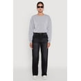 thumbnail image 3 of Women's Cropped Bubble Hem Long Sleeve Sweatshirt, 3 of 5