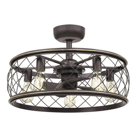 

Quoizel Dury 5 Light Fandelier in Palladian Bronze