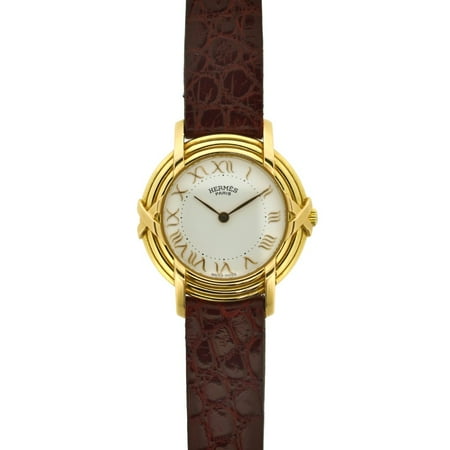 Authentic Hermes Enamel - Pre-Owned Hermes Classic Watch N/A Gold 26mm Women Watch (Certified Authentic & Warranty)