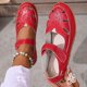 thumbnail image 4 of MKLEKYY Sandalias Ortopédicas para Mujer, Informales, Transpirables, Caladas, Planas, para Uso Diario, Cómodas, Duraderas, para Primavera, Verano y Otoño., 4 of 4