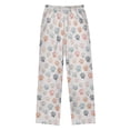 thumbnail image 3 of Kids' Pajama Pants Soft Relaxed Fit Sleep Pants Lounge Pants with Pockets Watercolor Dog Paw Prints X-Large, 3 of 9