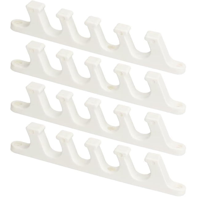 Adjustable Chaise Lounge Brackets Replacement - 5-Position Backrest Support for Outdoor Patio Furniture (4-Pack)