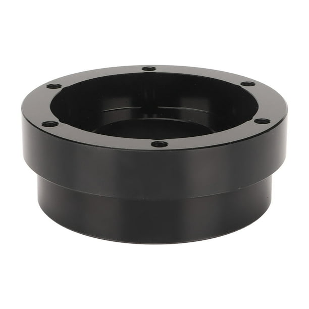 Placa adaptadora de volante de 70mm, placa adaptadora de cubo de aleación para Logitech, Momo, Sparco, volantes PCD de 13 y 14 pulgadas, color negro