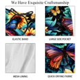 thumbnail image 4 of luoweisi Men's Beach Shorts Quick Dry Swim Trunks with Mesh Lining Sunflower Butterfly S, 4 of 5