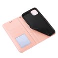 thumbnail image 6 of TOP SHE PU Leather Embossed Three Cards Folding Folio Case with Cards Holder Pocket Lanyard Anti-Scratch Shockproof Bumper Cover Case For iPhone 11  6.1",Rosegold, 6 of 7