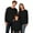 C-Black498, variant on DHFJKG Mens Family Matching Sweatshirts Dad Long Sleeve Crewneck Solid Color Pullover For Dad And Kids Festive Holiday Leisure Tops