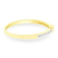 thumbnail image 3 of 1/10 CT Baguette Aand Round Cut White Natural Diamond Stackable Band Ring In 10K Solid Yellow Gold (Color: I-J, Clarity: I2-I3, 0.10 Cttw) -5, 3 of 6