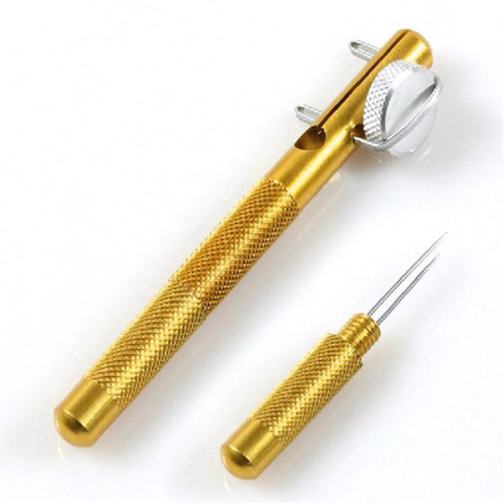 UDIYO Aluminum Alloy Fishing Hook Line Tier Knotter Fishhook Double-headed  Needle Tool 