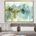 thumbnail image 3 of Abstrait Aquarelle Maison Verte - Moderne & Contemporain Encadré Toile, 3 of 3