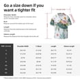 thumbnail image 7 of Wukai Turtle and Sea Life Men's Casual Short-Sleeve Button Down Shirt - Lightweight Summer Dress Shirt for Daily Wear-, 7 of 7