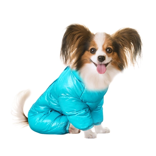 XWSHYW Suministros para Mascotas para Perros Ropa para Mascotas, Camisa de Cuatro Patas de Color Plumón con Hebilla