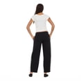 thumbnail image 5 of Forever 21 Women's Barrel Leg Fleece Jogger with Side Stripe, Black, XS-XL, 5 of 6